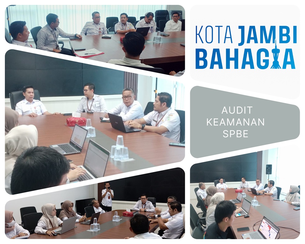 Inspektorat Daerah Kota Jambi melaksanakan Audit keamanan SPBE