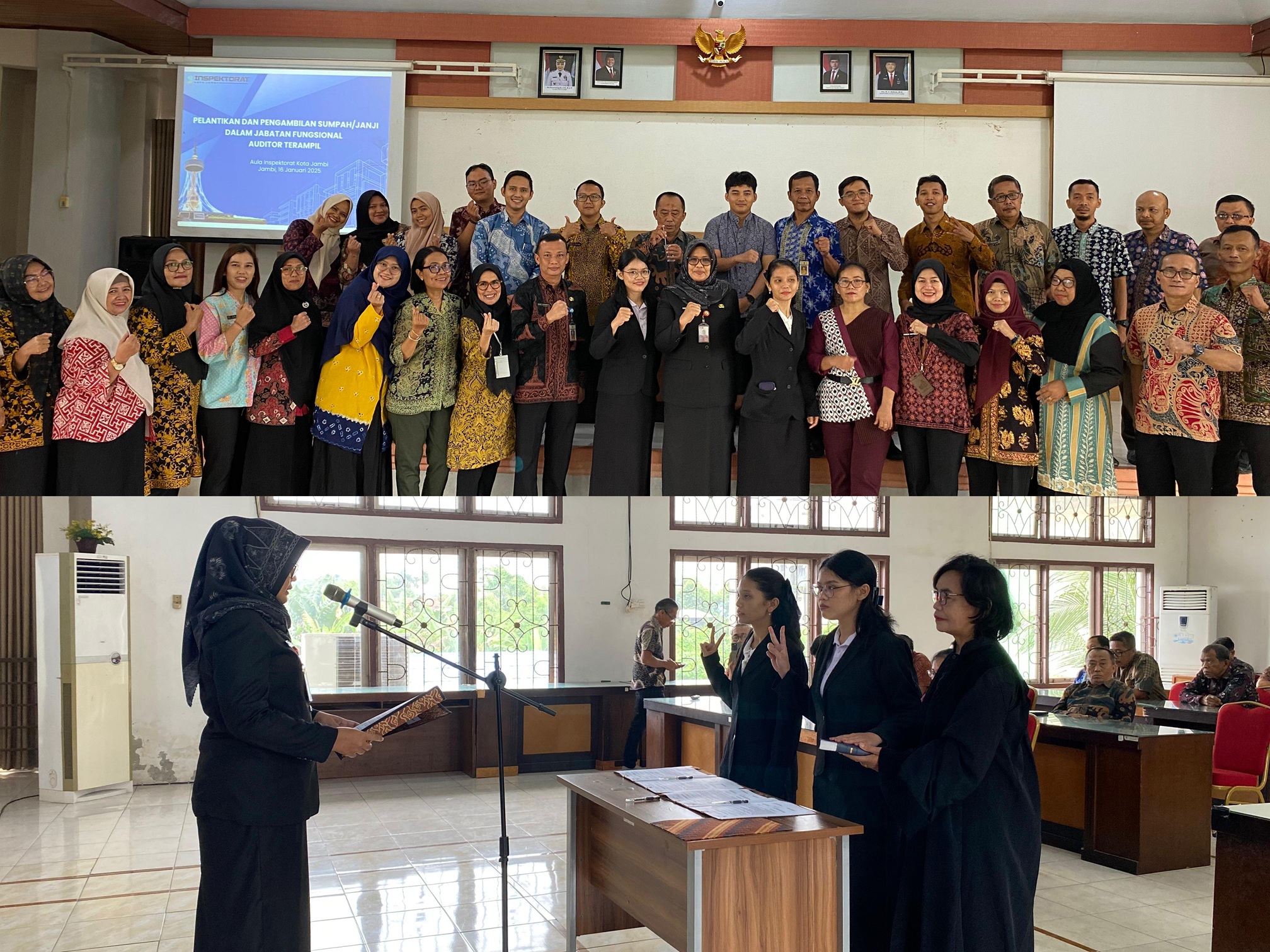 Pelantikan & Pengambilan Sumpah/ Janji Jabatan Fungsional Auditor Terampil