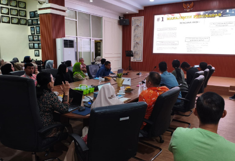 Inspektorat Kota Jambi hadir dalam kegiatan pendampingan persiapan Verifikasi Lapangan Zona Integritas menuju Wilayah Bebas dari Korupsi (WBK)